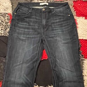 KanCan Dark Blue Flare Jeans